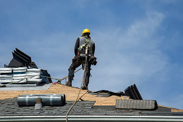 Professional Roof Repair technician working in Robesonia, PA